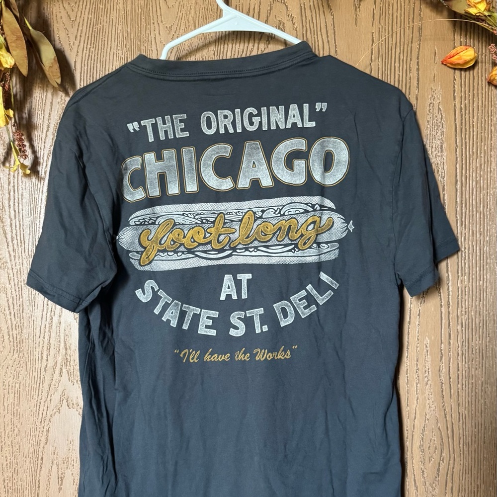 Hollister Black Chicago Graphic Tee